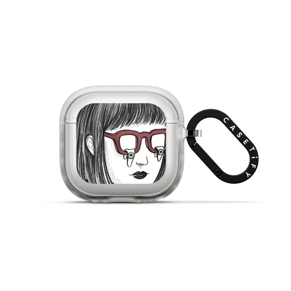 Melting Glasses Earbuds Case
