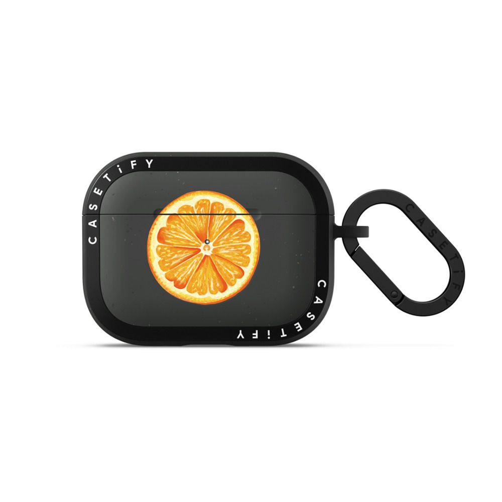 Heart Orange Earbuds Case