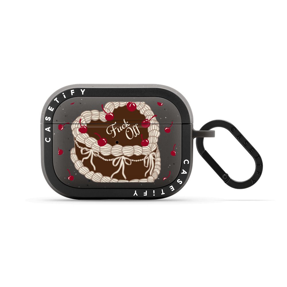 Fuck Off Sweetheart Cake Earbuds Case - d39805