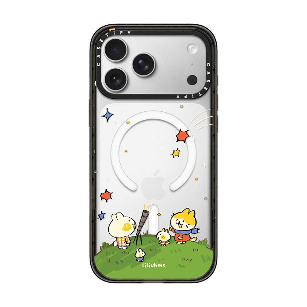Starry Night with Friends iPhone Case Main image