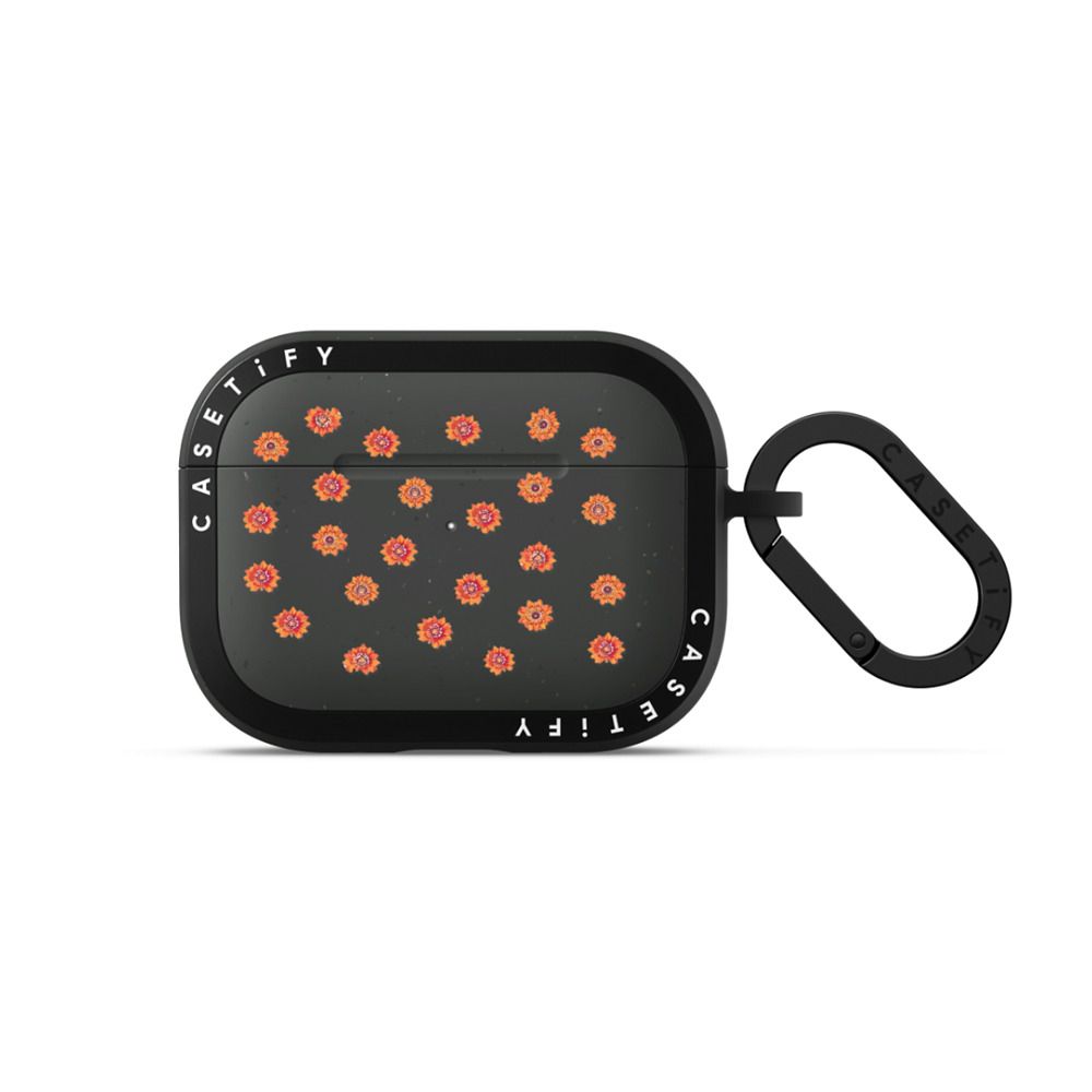Persian Floral - Orange Earbuds Case - 5d16dc