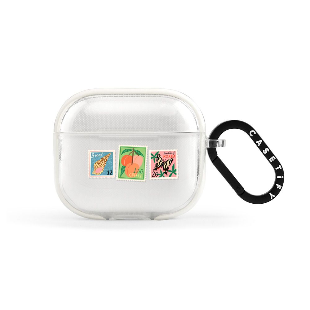 Post Stamps Earbuds Case Main image