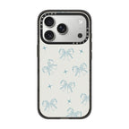 Blue Dreamy Ribbon iPhone Case
