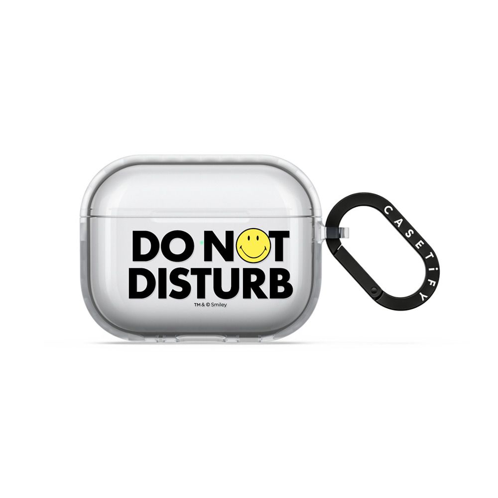 Smiley DO NOT DISTURB Earbuds Case