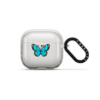 Blue Monarca by Sofia Castellanos Earbuds Case
