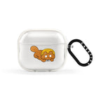Relaxing tanuki Earbuds Case