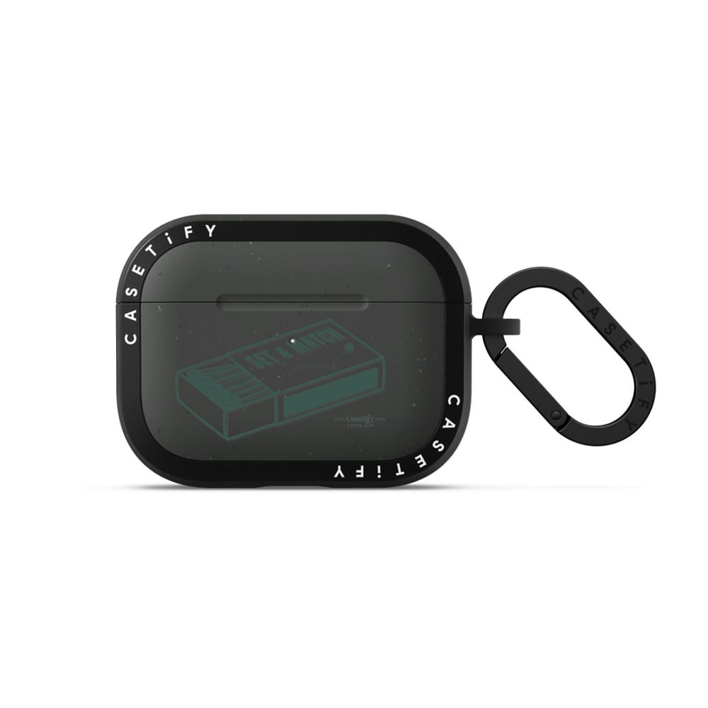 Cafe Club Illustrations Earbuds Case