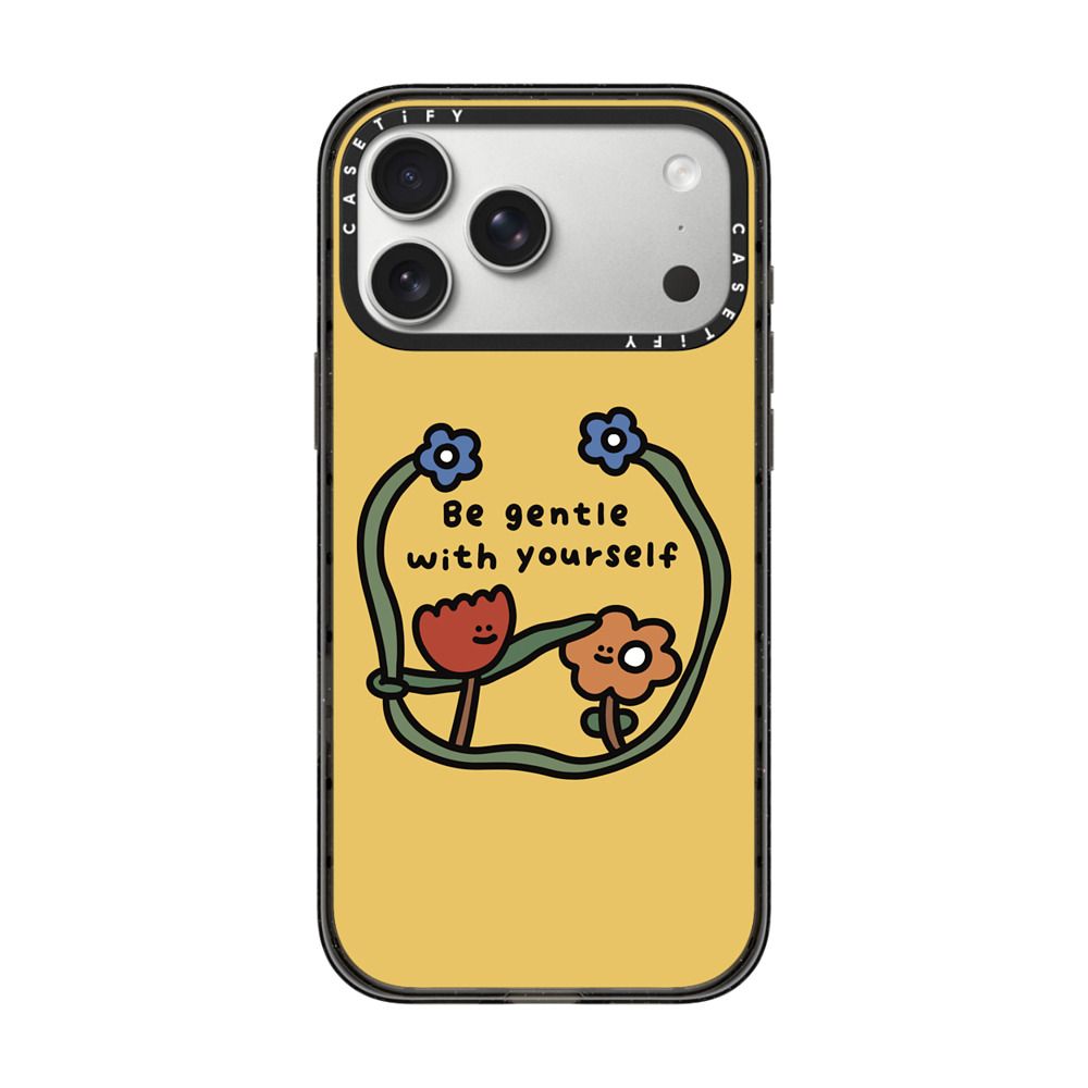 BE GENTLE WITH YOURSELF BY SHAO SHAO iPhone Case Secondary image