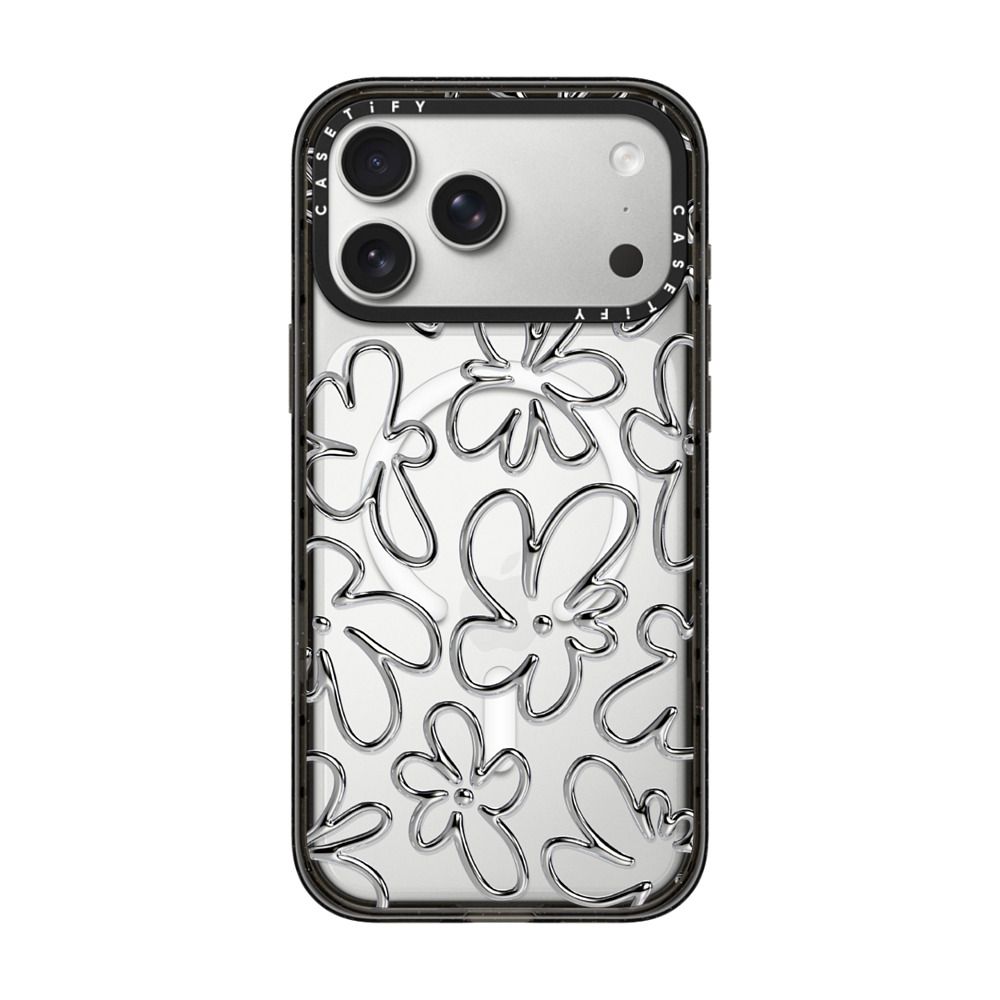 Chrome Flower iPhone Case Main image