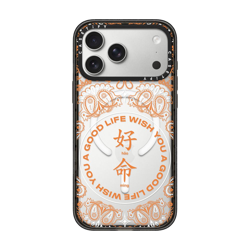 WYAGL Paisley Case - Orange iPhone Case Main image