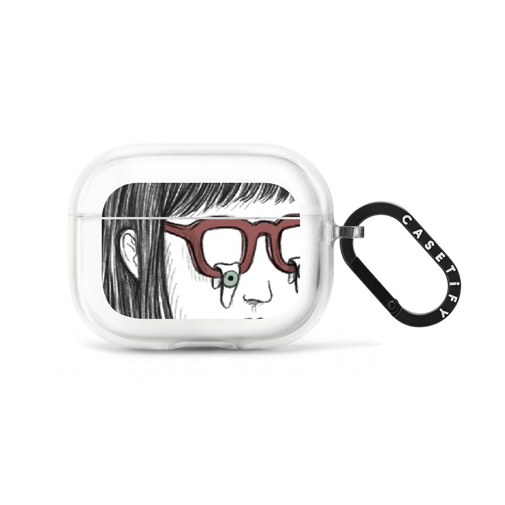 Melting Glasses Earbuds Case Main image