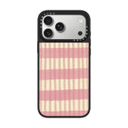 Pink Summer Stripes iPhone Case