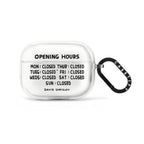 OPENING HOURS Earbuds Case