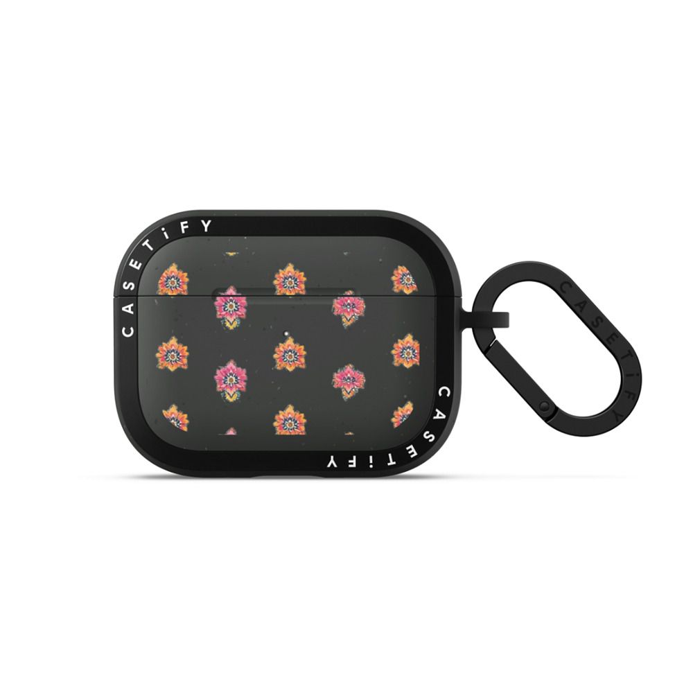 Persian Floral - Yellow Earbuds Case