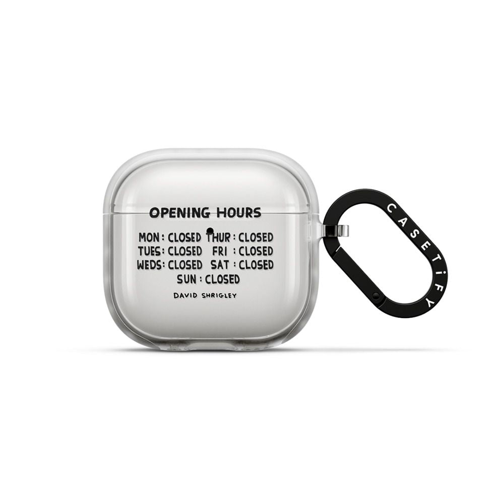 OPENING HOURS Earbuds Case