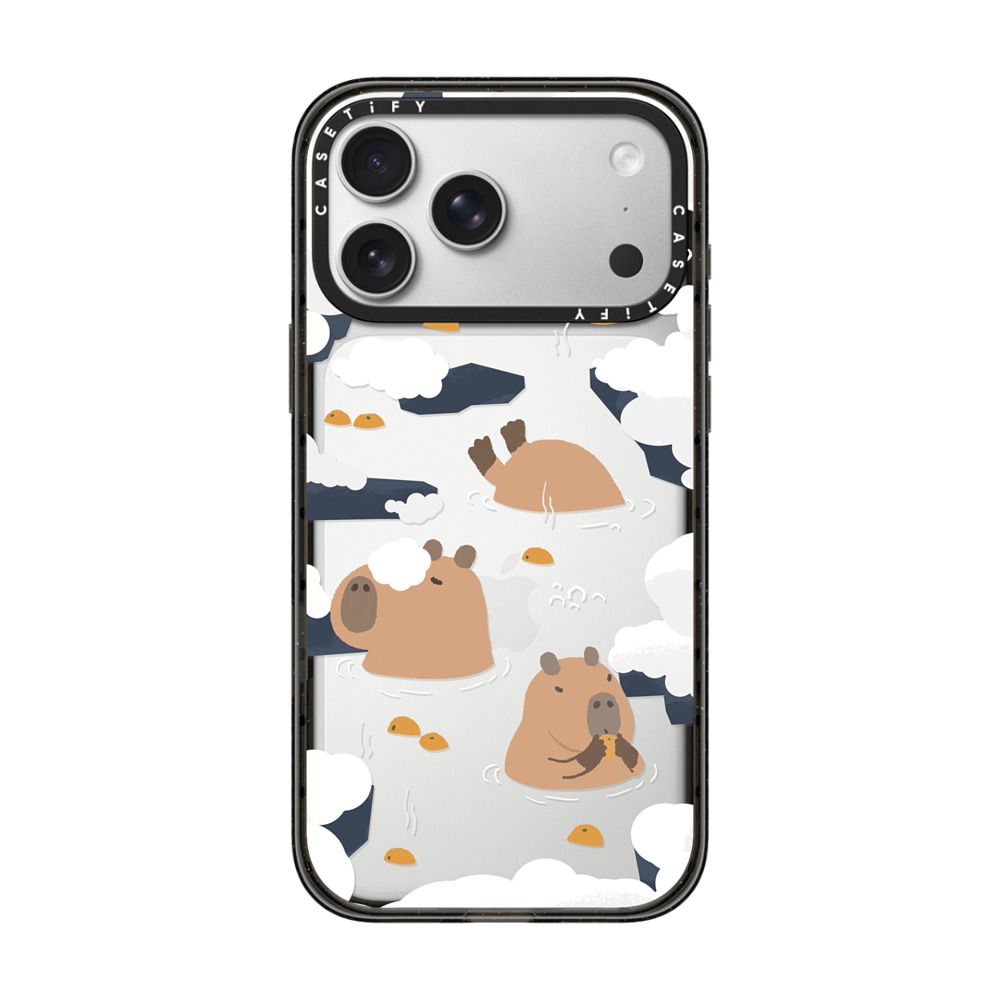 Floating Capybara iPhone Case Secondary image