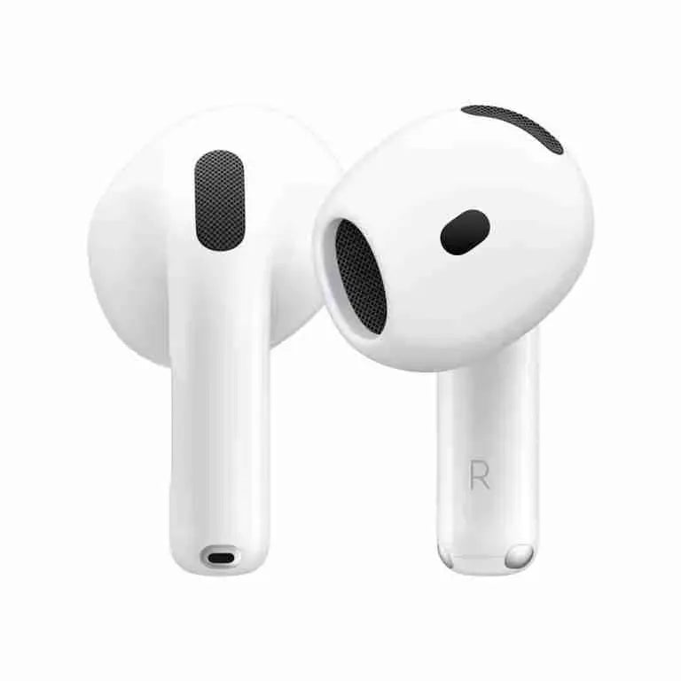 AirPods (4th Generation) featuring Active Noise Cancellation, Refurbished Bluetooth Earphones for Apple iPhone, with USB-C Charging Case