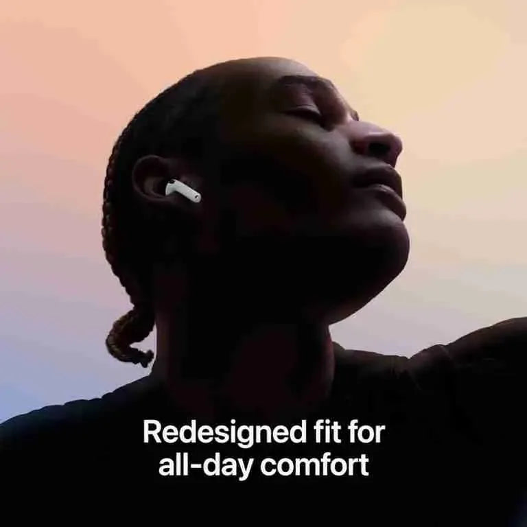 AirPods (4th Generation) featuring Active Noise Cancellation, Refurbished Bluetooth Earphones for Apple iPhone, with USB-C Charging Case
