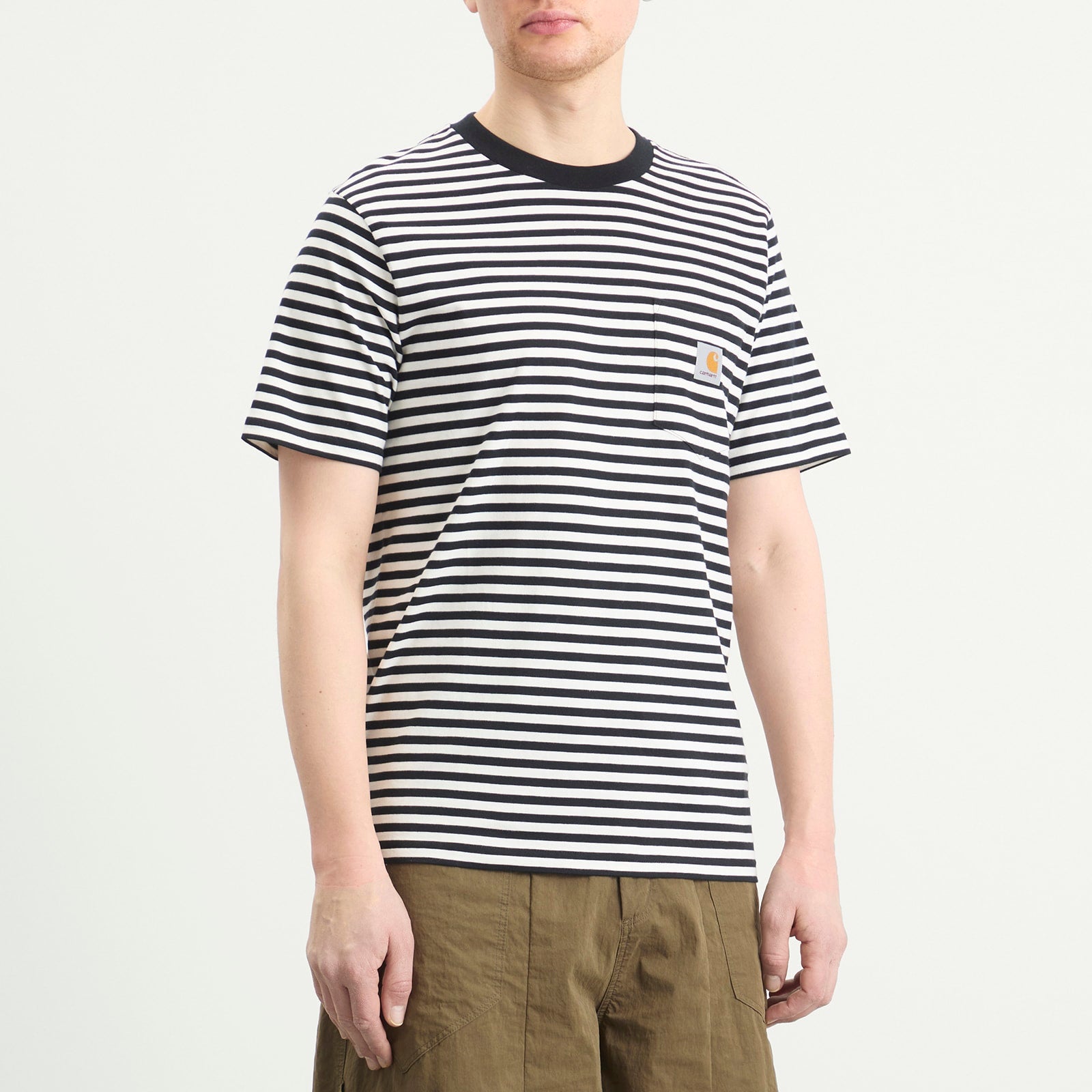Carhartt WIP Ezra Stripe Pocket T-Shirt