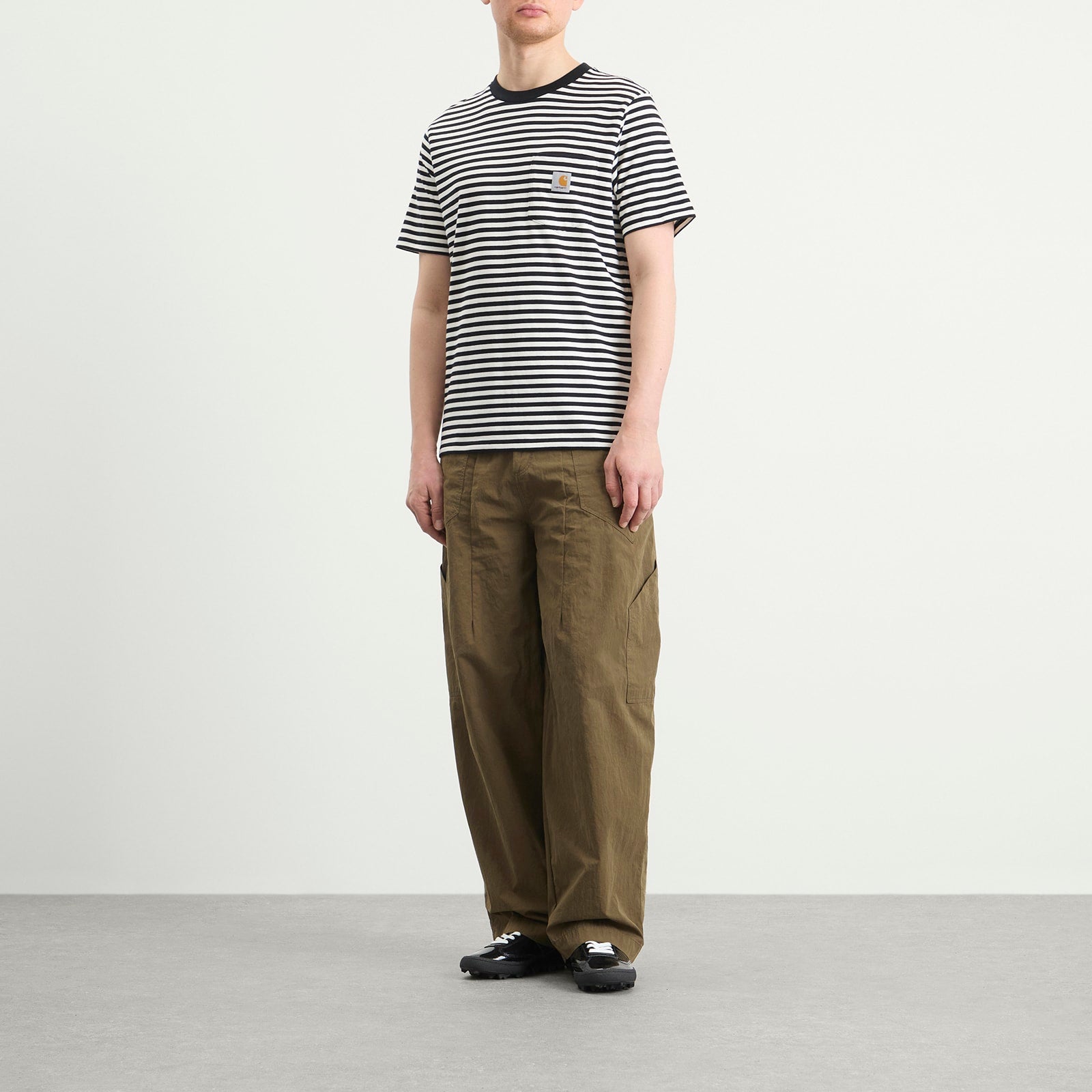 Carhartt WIP Ezra Stripe Pocket T-Shirt