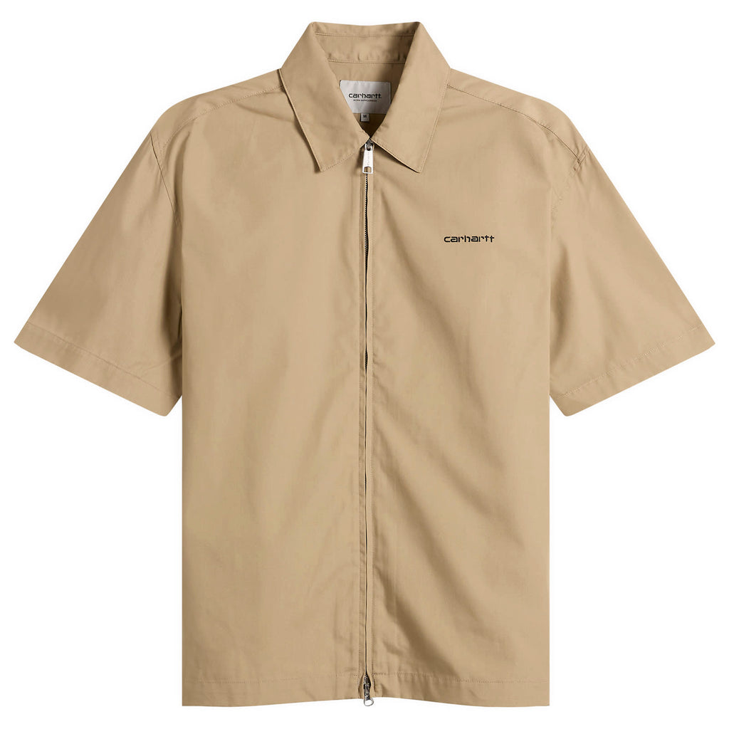 Carhartt WIP Short Sleeve Postal Zip Shirt