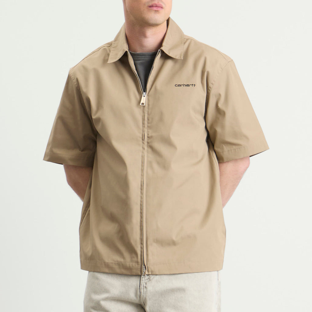 Carhartt WIP Short Sleeve Postal Zip Shirt