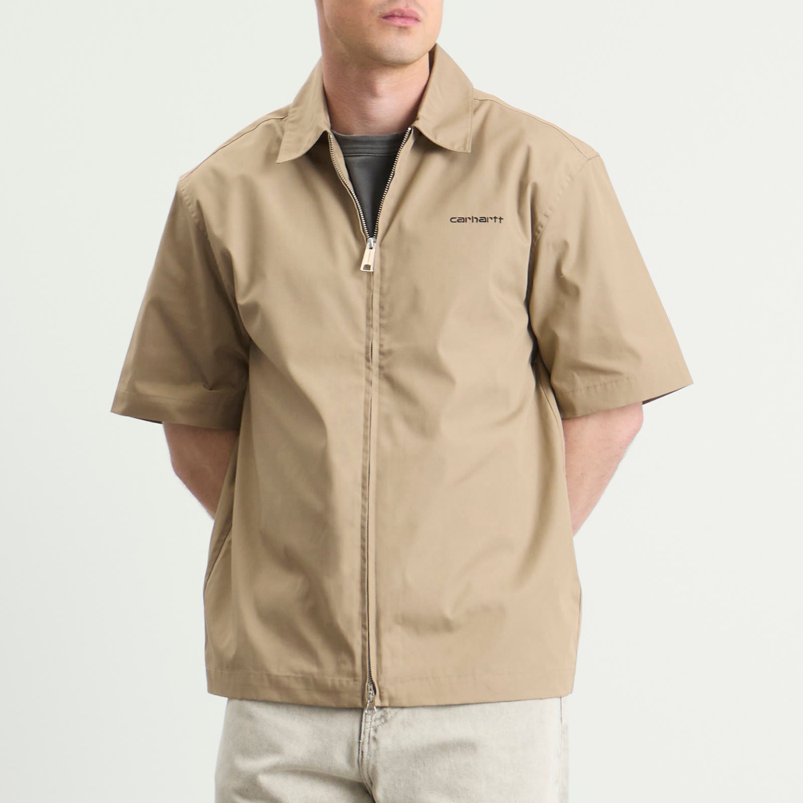 Carhartt WIP Short Sleeve Postal Zip Shirt