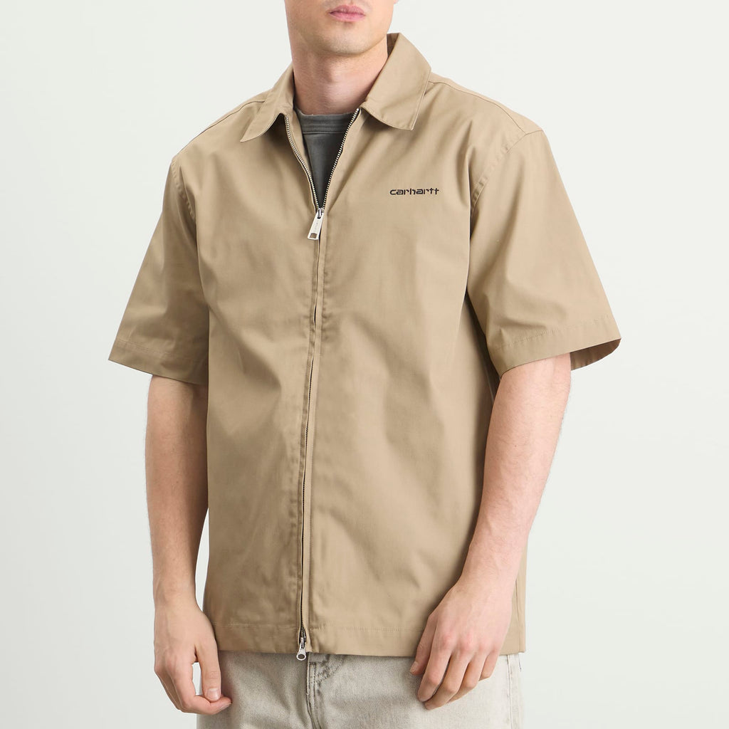 Carhartt WIP Short Sleeve Postal Zip Shirt