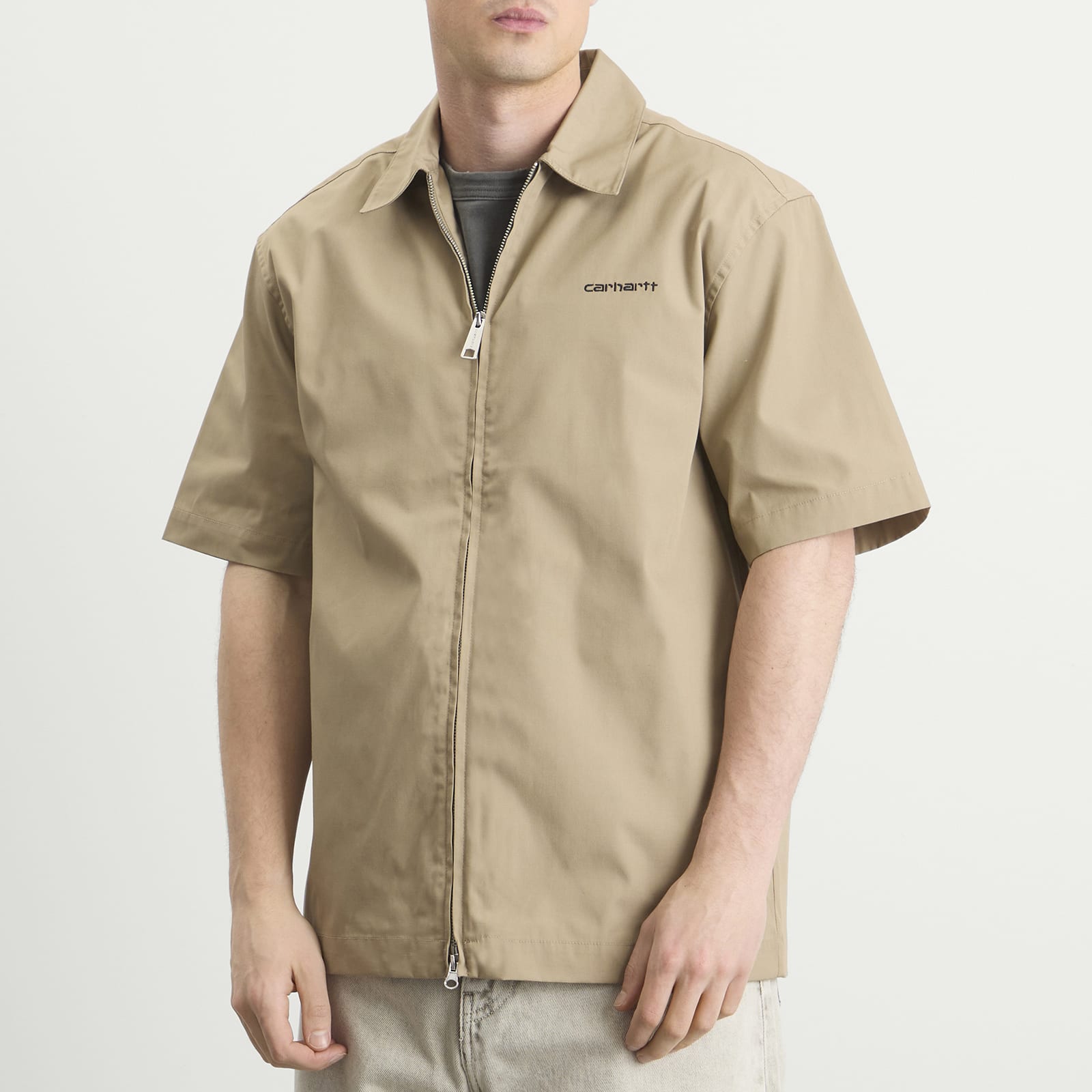 Carhartt WIP Short Sleeve Postal Zip Shirt