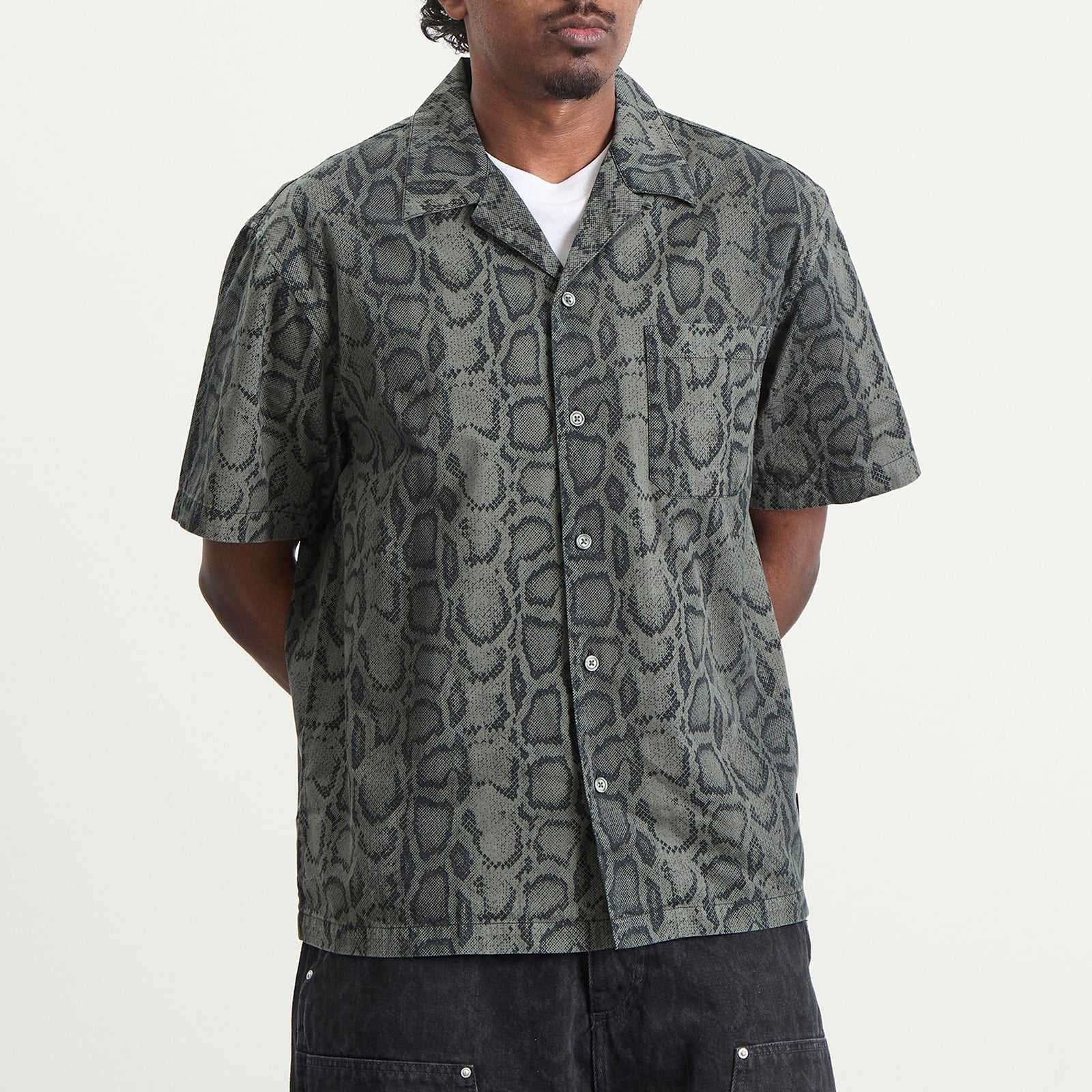 Carhartt WIP Short Sleeve Snake Camo Shirt