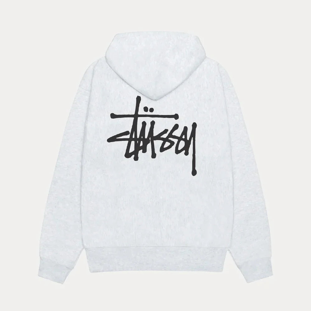 Basic Pullover Fleece Hoodie - basic grey hoodie