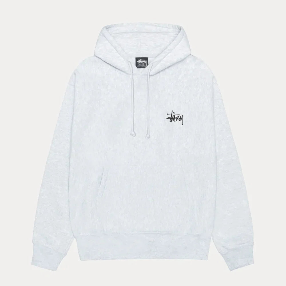 Basic Pullover Fleece Hoodie - basic grey pullover hoodie
