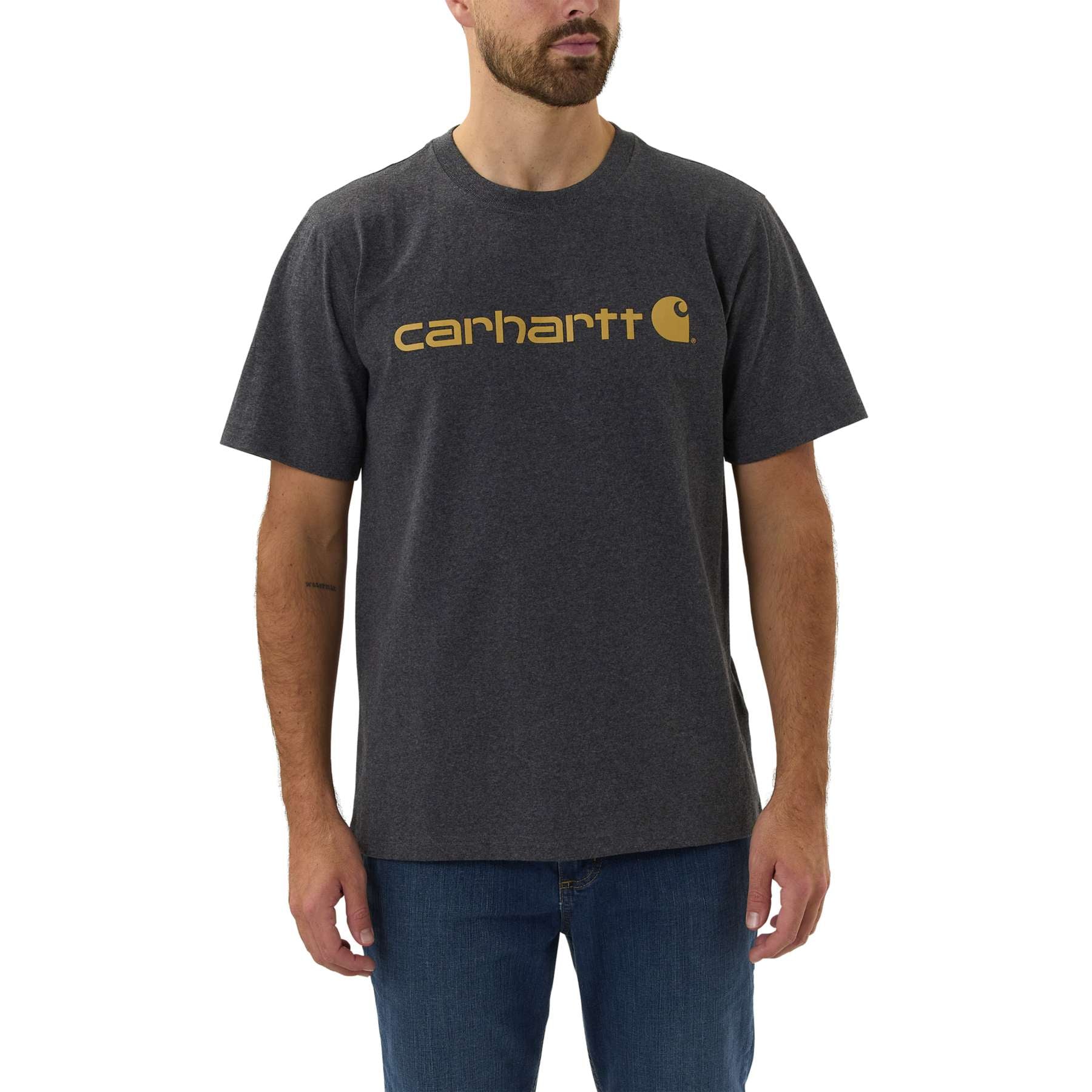 Carhartt Relaxed Heavyweight Short-Sleeve Logo Graphic T-Shirt