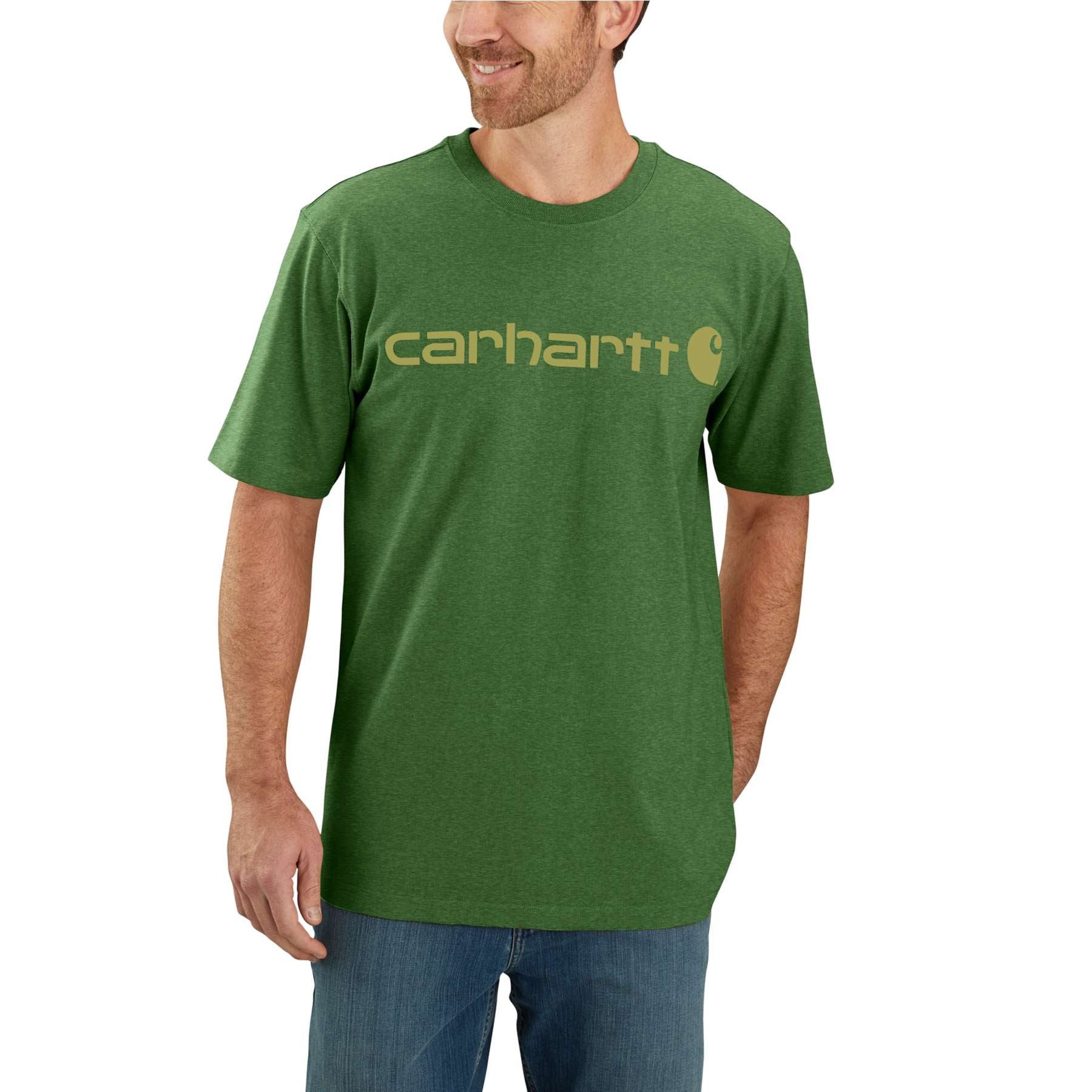 Carhartt Relaxed Heavyweight Short-Sleeve Logo Graphic T-Shirt Secondary image