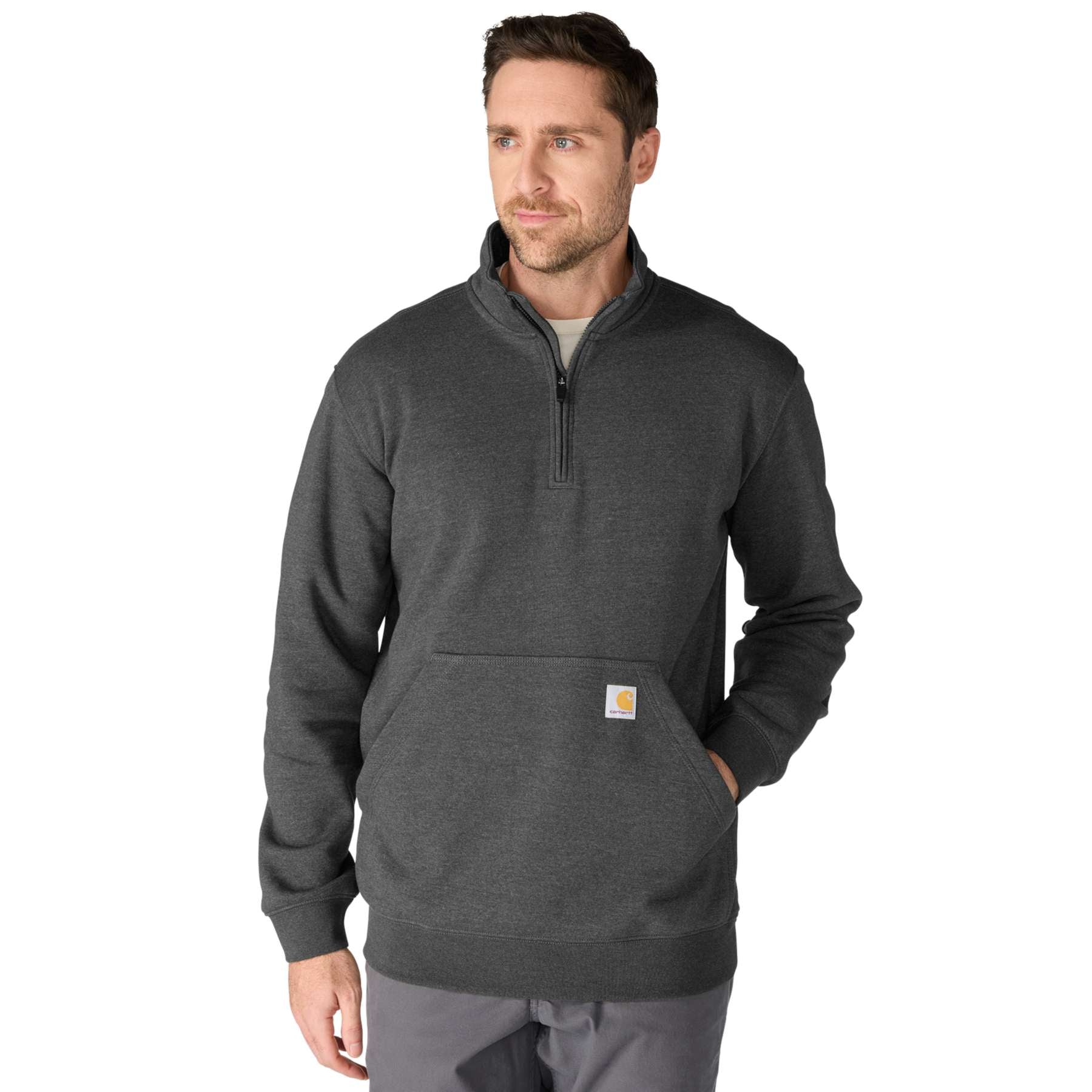 Carhartt Marquette Quarter Zip Mock Neck Sweatshirt