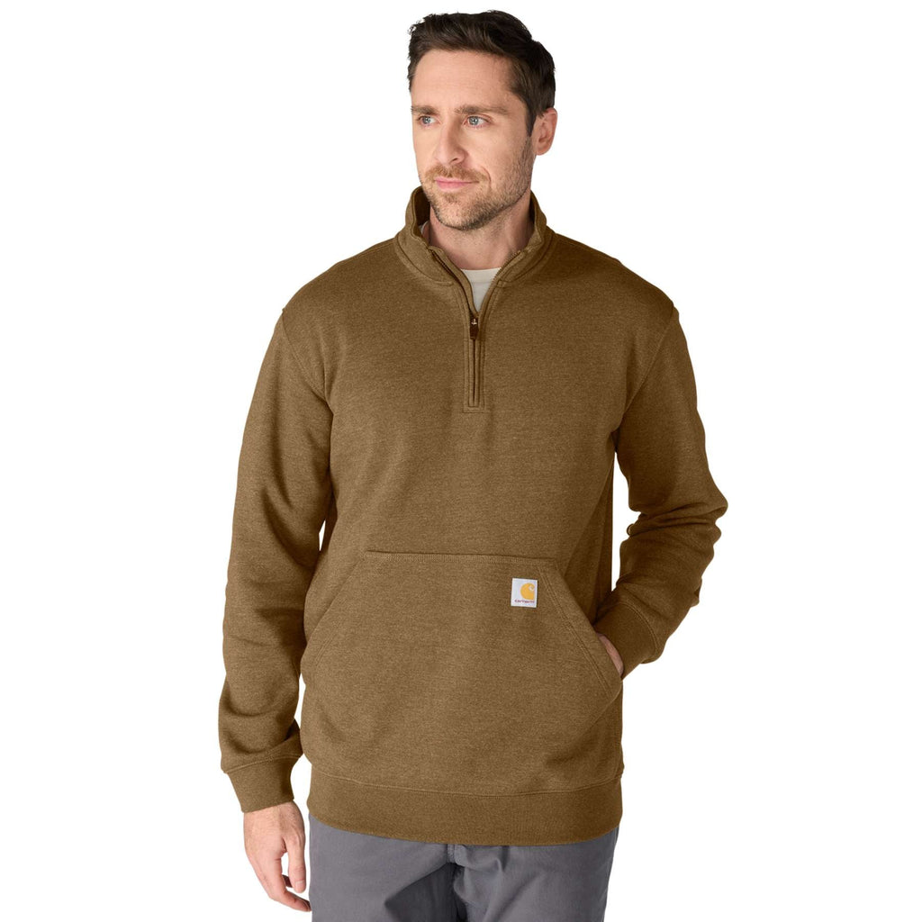 Carhartt Marquette Quarter Zip Mock Neck Sweatshirt