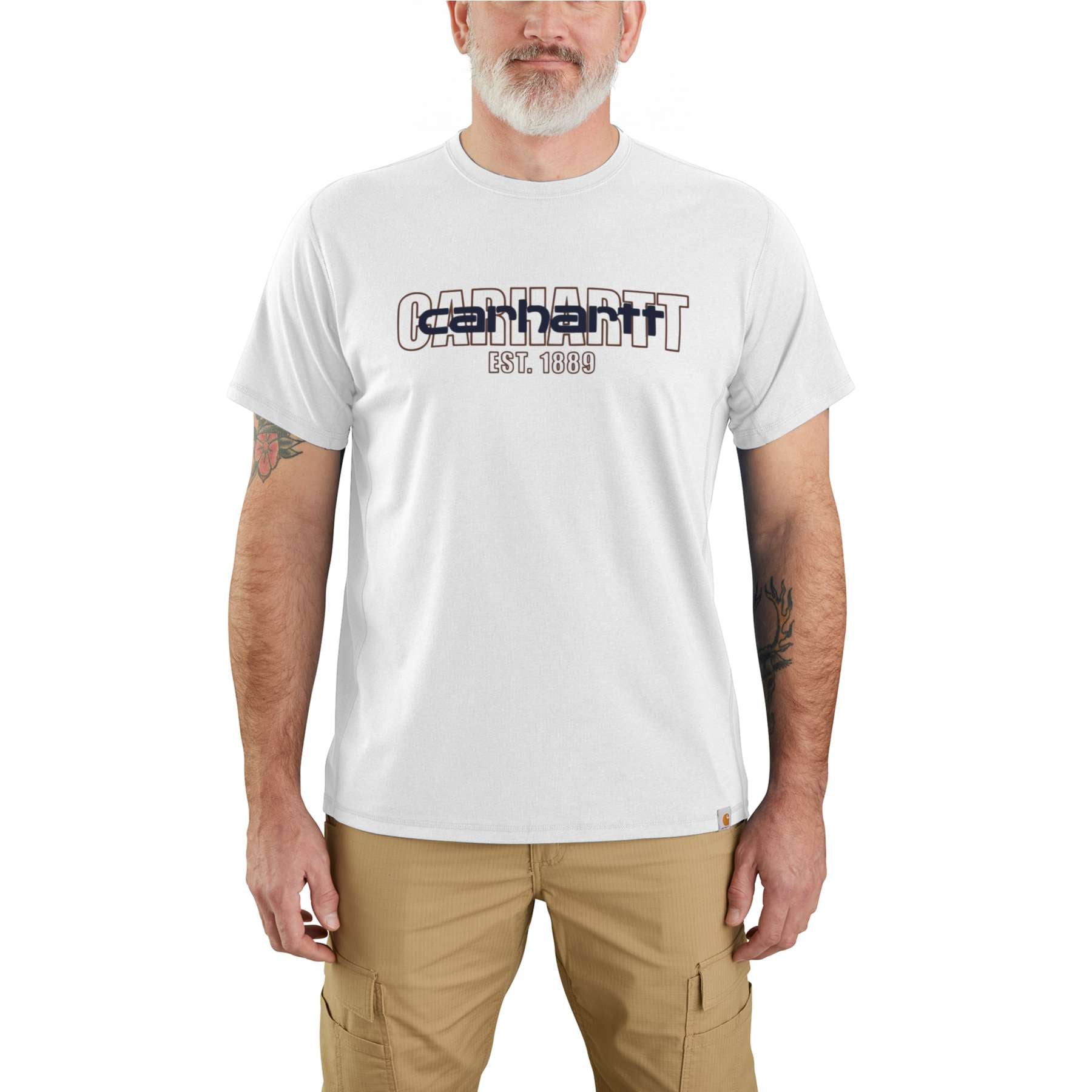 Carhartt Force Relaxed Fit Midweight Short-Sleeve Logo Graphic T-Shirt