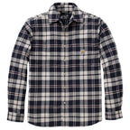 Carhartt Rugged Flex Relaxed Fit Midweight Flannel Long-Sleeve Plaid Shirt