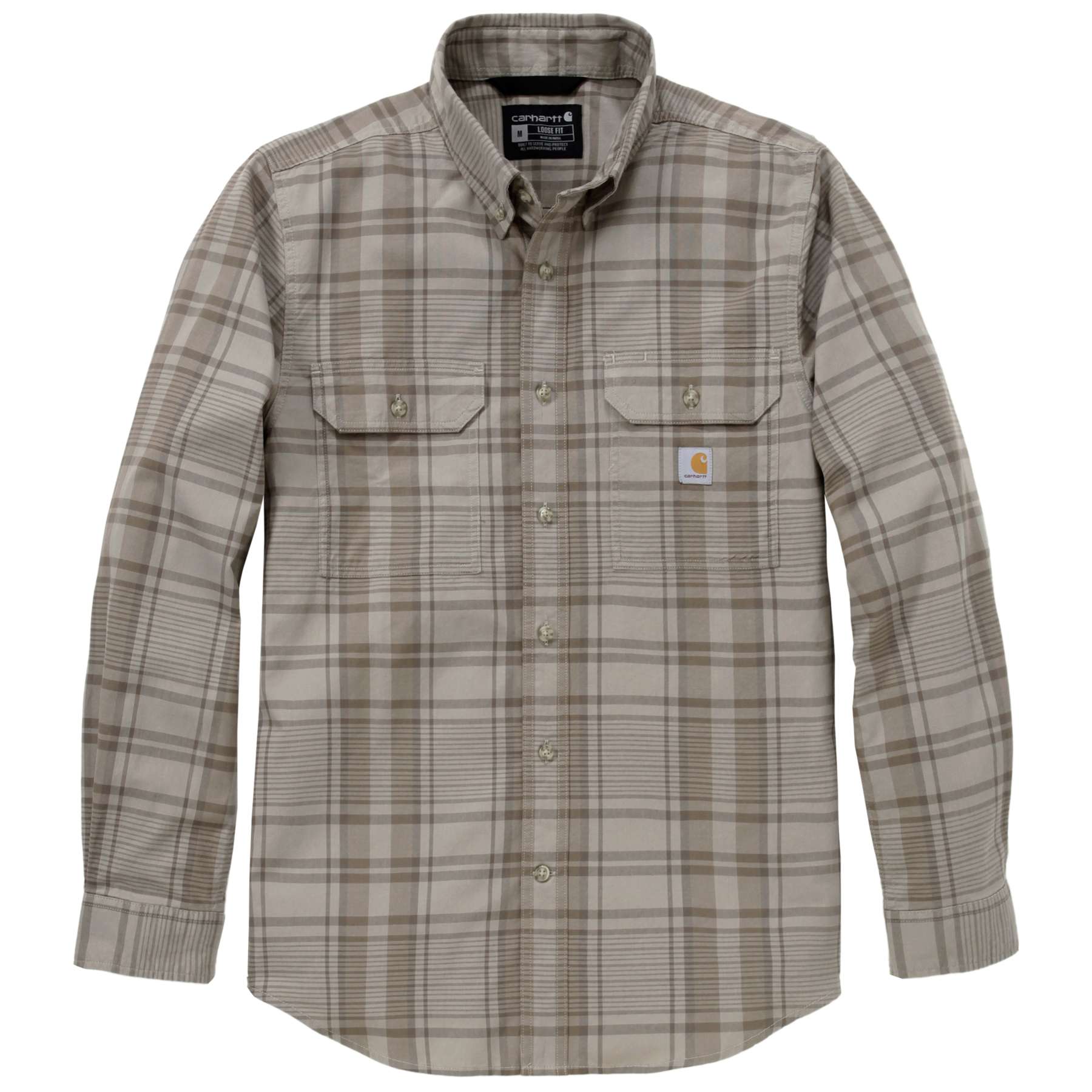 Carhartt Fort Loose Fit Long-Sleeve Plaid Shirt