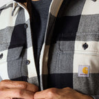 Carhartt Loose Fit Heavyweight Flannel Long-Sleeve Plaid Shirt