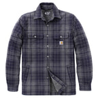Carhartt Relaxed Fit Flannel Sherpa-Lined Shirt Jacket