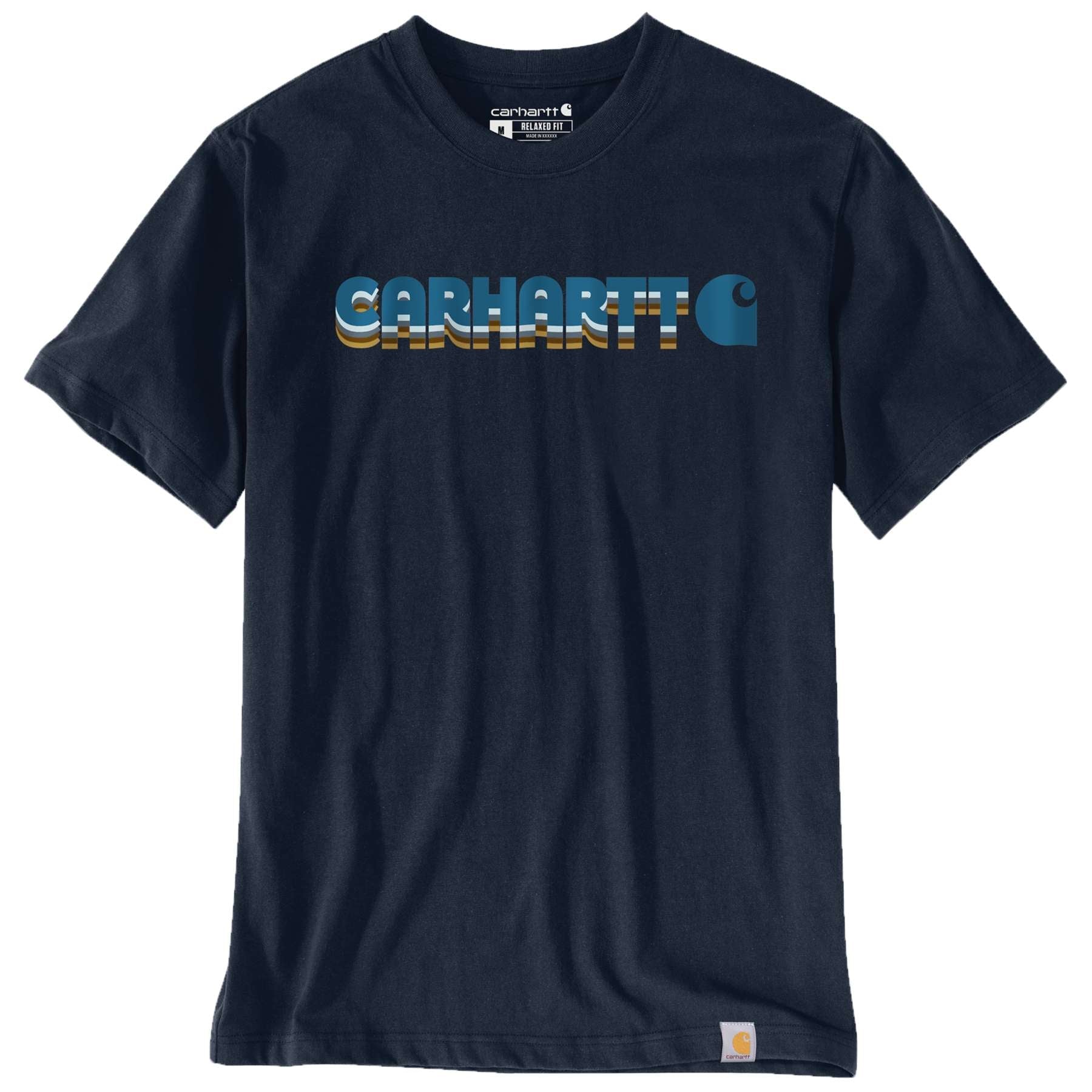 Carhartt Relaxed Fit Irvine Layered Logo T-Shirt
