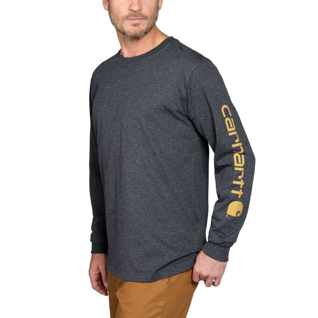 Carhartt Dearborn Relaxed Long Sleeve-Logo T-Shirt