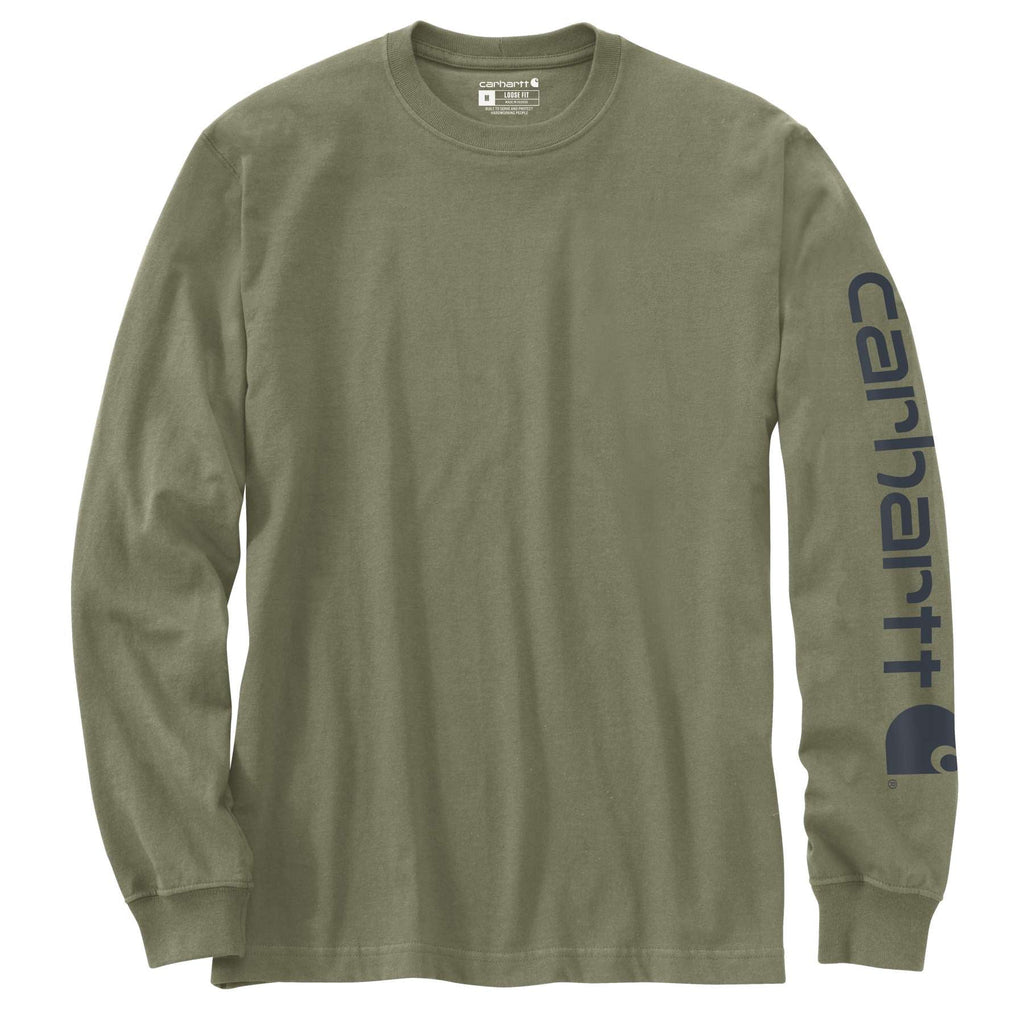 Carhartt Dearborn Relaxed Long Sleeve-Logo T-Shirt