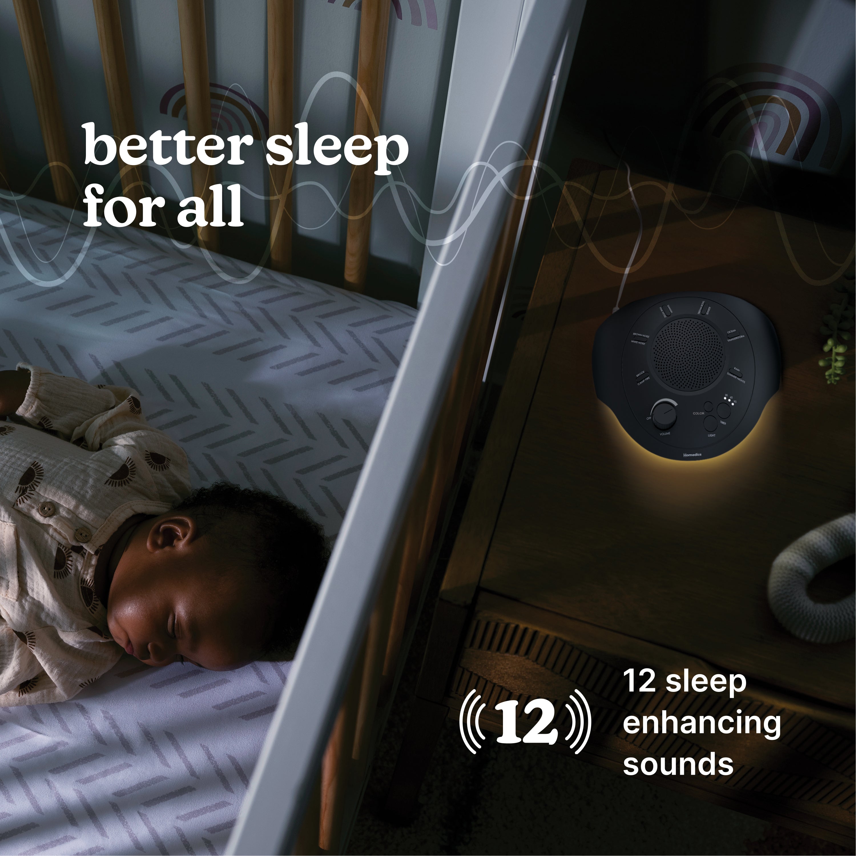 Portable Sound Machine with Night Light