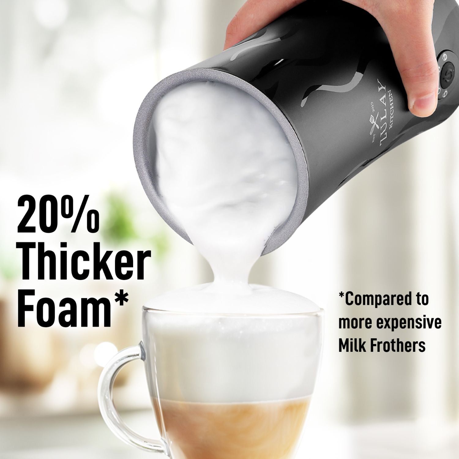 Automatic Milk Frother with Temperature Control