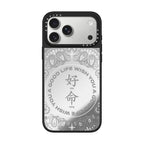 WYAGL Paisley Case - Grey iPhone Case