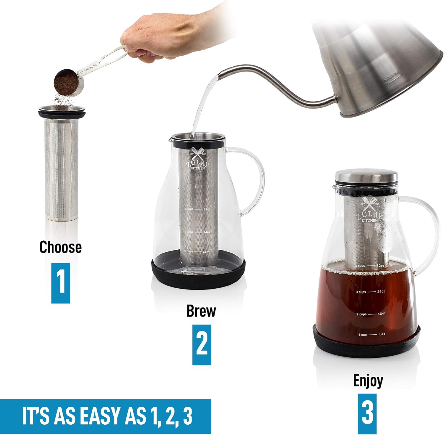 Airtight Cold Brew Coffee Maker
