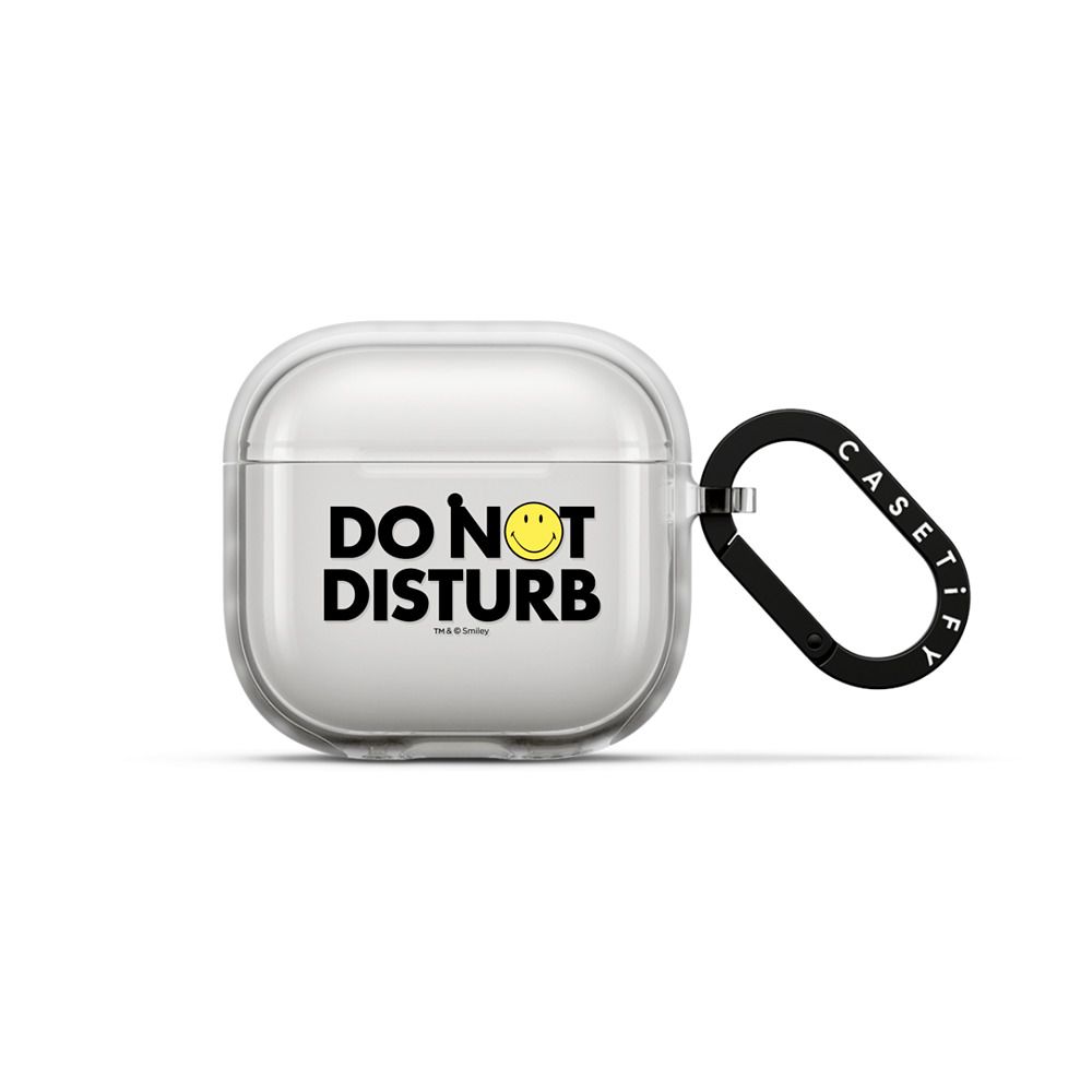 Smiley DO NOT DISTURB Earbuds Case