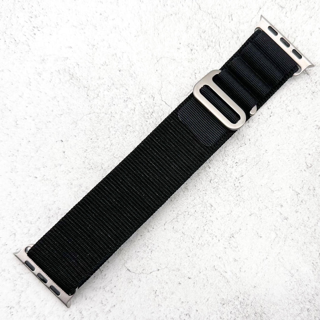 Alpine Style Summit Series Loop Watch Strap For Apple Watch | BLACK
